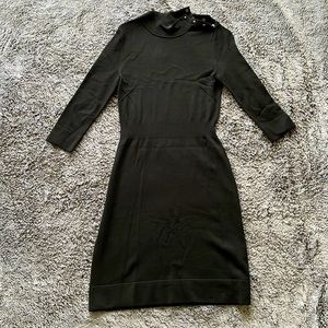 WHBM Black Sweater Dress
